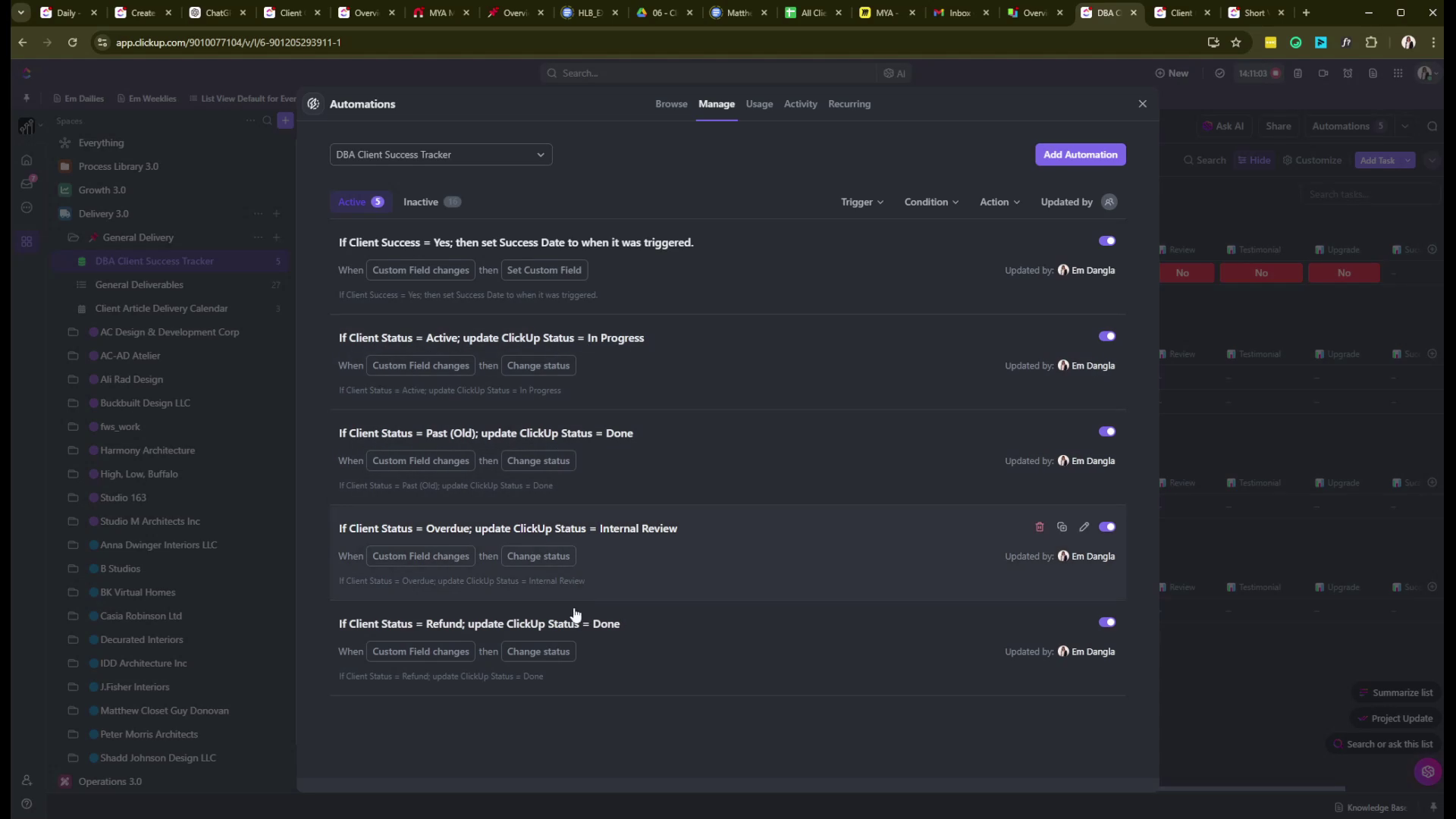 Market Your Architecture - Agency PM & Process Optimization